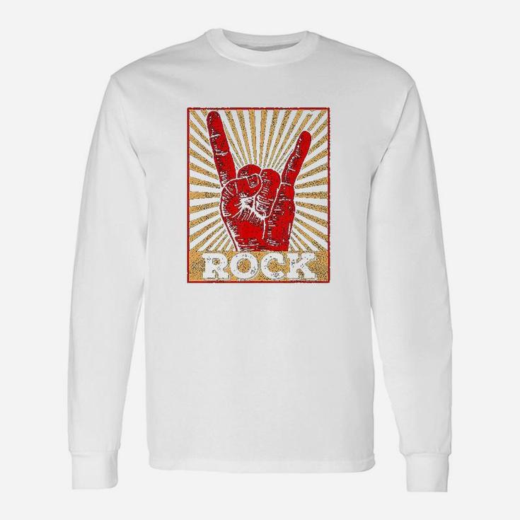 Vintage Rock N Roll Rock Long Sleeve T-Shirt