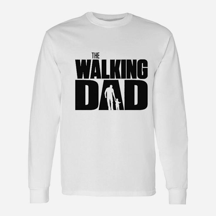 The Walking Dad Father Parent Ring Spun Long Sleeve T-Shirt