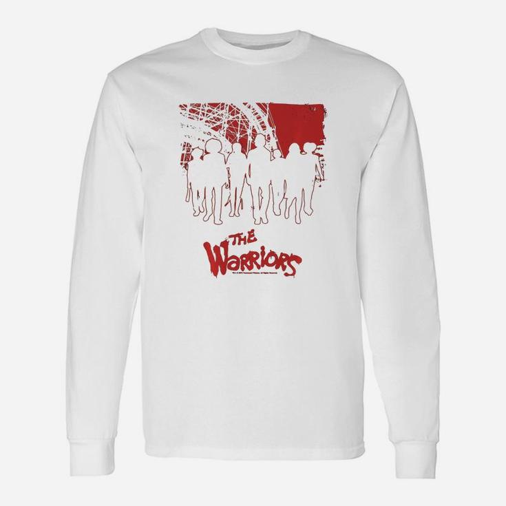 The Warriors Coney Island Group Silhouette Long Sleeve T-Shirt