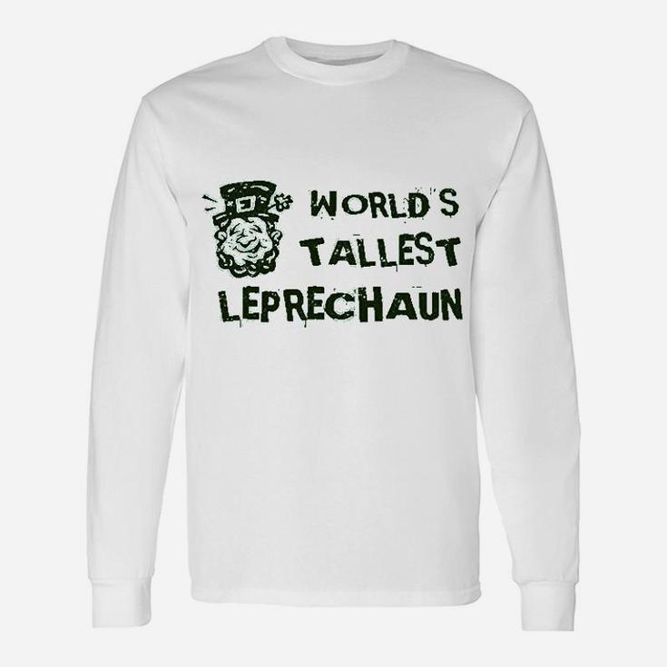 World Tallest Leprechaun St Patricks Day Long Sleeve T-Shirt
