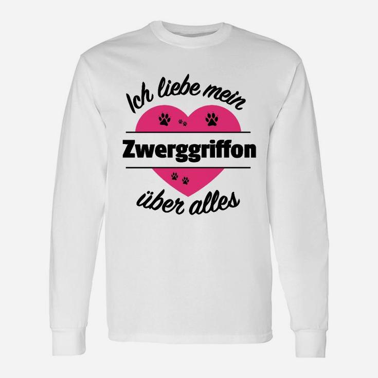 Zwerggriffon Liebhaber Langarmshirts Ich liebe meinen Zwerggriffon