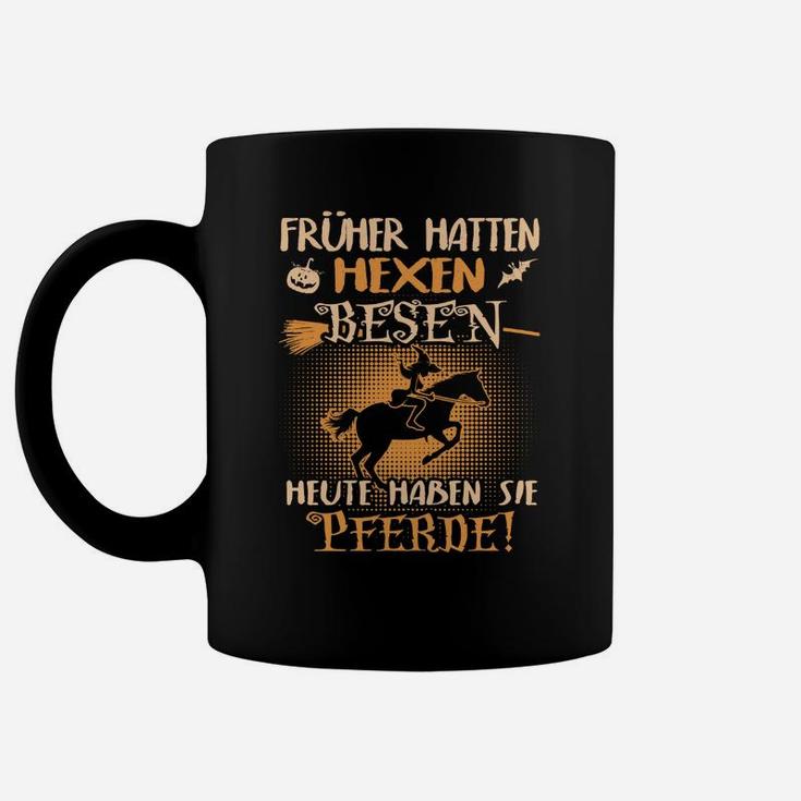 Hexen Motiv Tassen Hexen auf Pferden, Lustiges Hexen-Spruch-Tassen