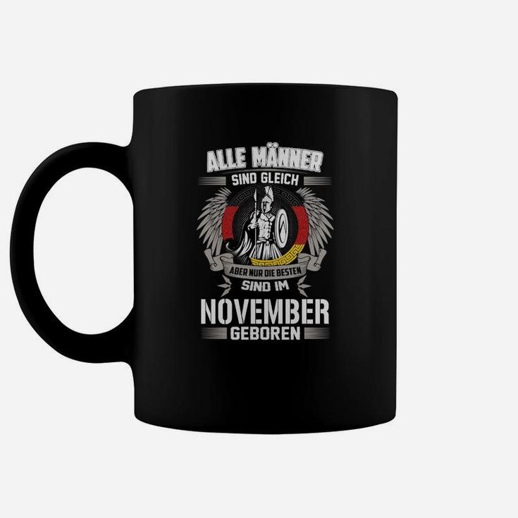 November-Geborene Männer Tassen, Adler Motiv Schwarz