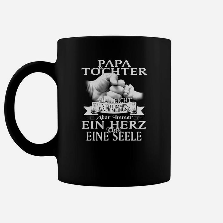 Papa-Tochter Herz & Seele Verbundenheit Tassen, Einzigartiges Design