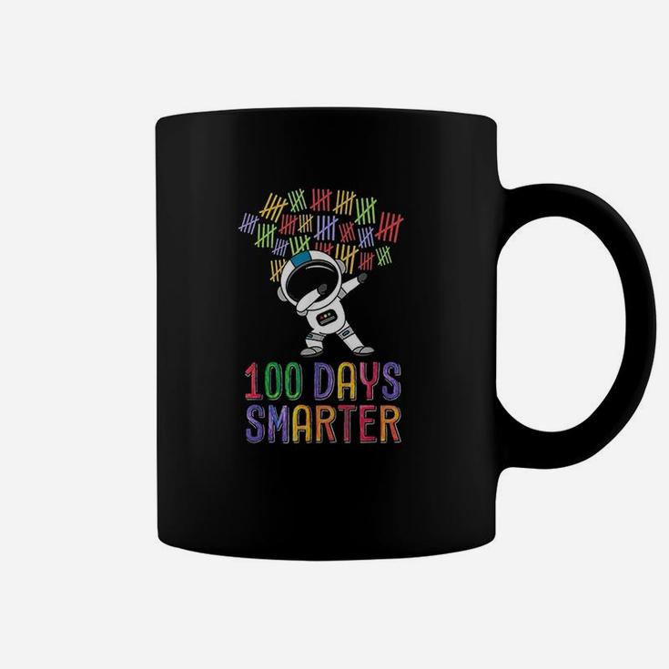 100 Days Smarter 100th Day Of School Dabbing Space Coffee Mug