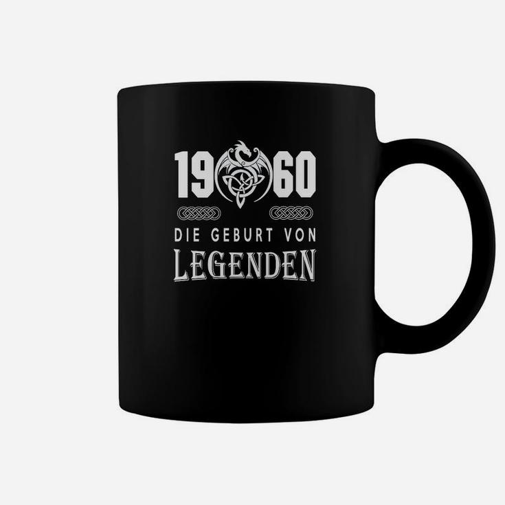 1960 Die Geburt von Legenden Schwarzes Tassen, Retro-Stil