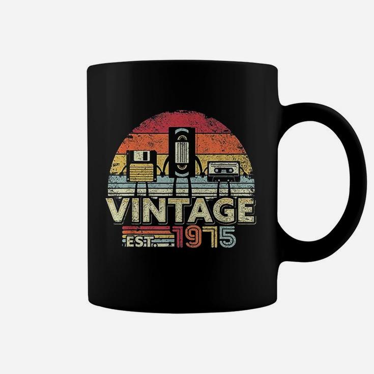 1975 Vintage Birthday Gift Funny Music Tech Humor  Coffee Mug