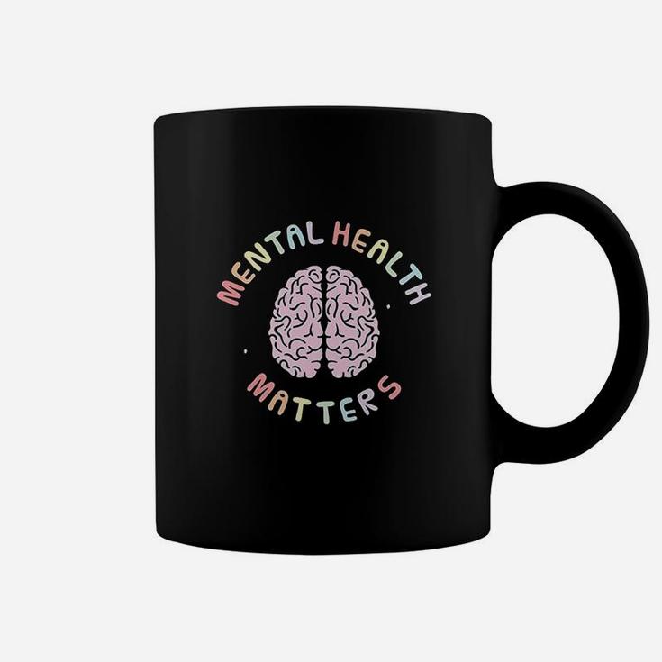 Mental Health Matters Awareness Human Brain Mental Health Coffee Mug ...