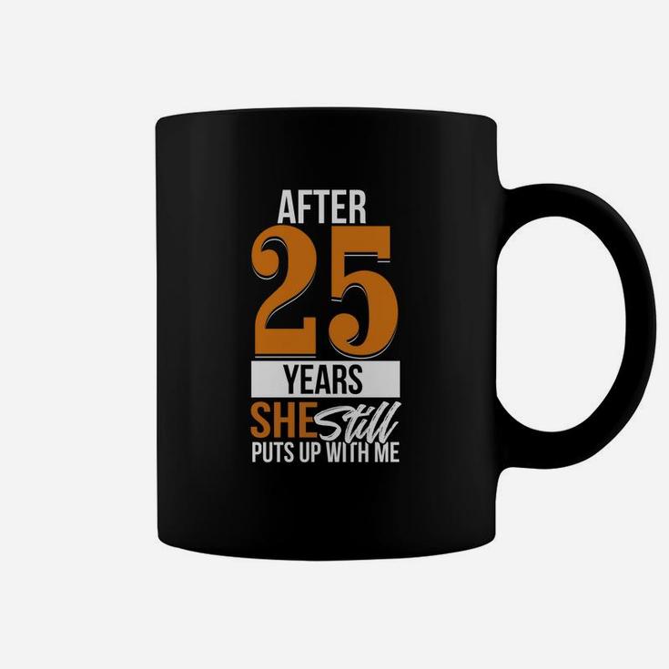 25th Wedding Anniversary T-shirt, Husband Anniversary Shirt Coffee Mug