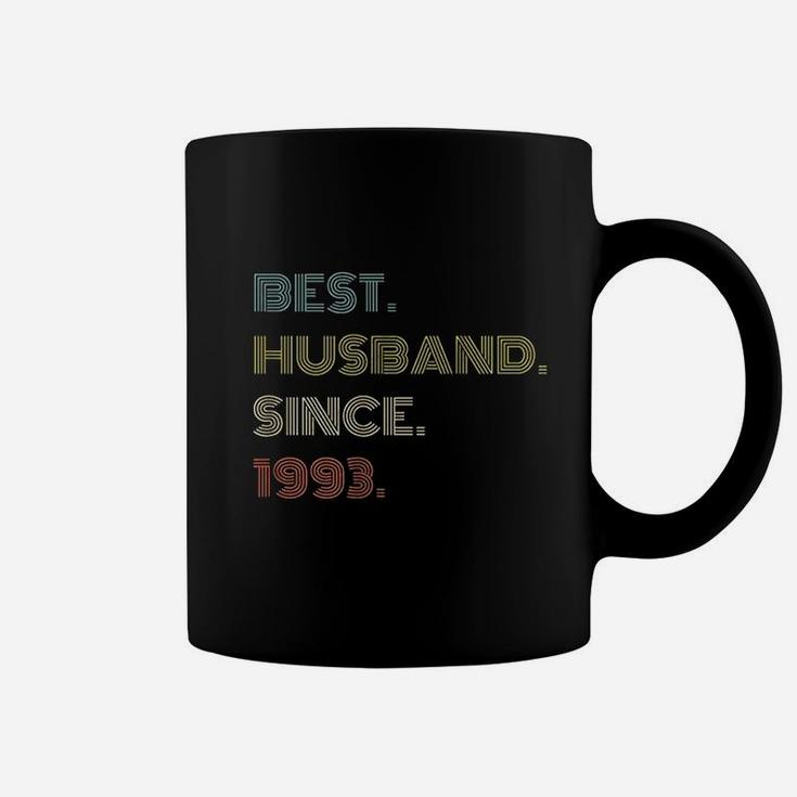 28th Wedding Anniversary Gift Best Husband Since 1993 Coffee Mug