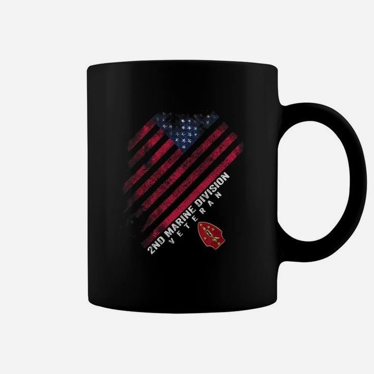 2nd Marine Division Veteran Coffee Mug - Seseable