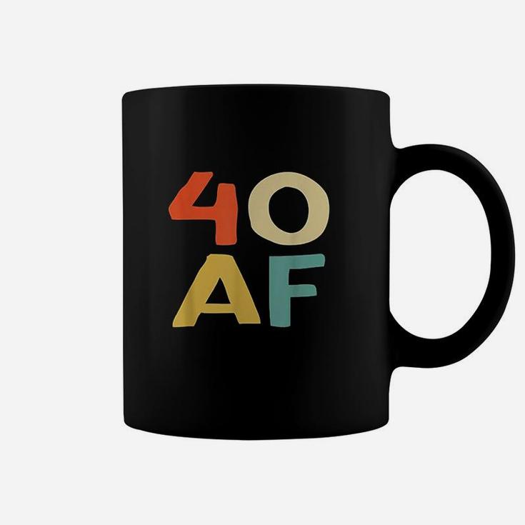 40 Af Vintage Cool Happy 40th Birthday  Coffee Mug