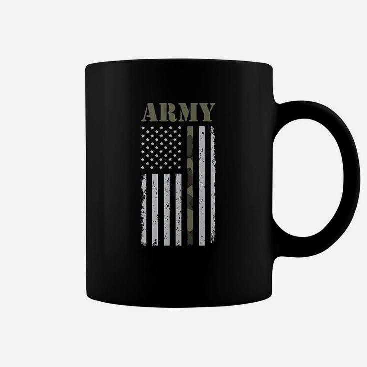 4th Of July Big Usa Army Flag Gift For Soldiers Veterans Military Coffee Mug