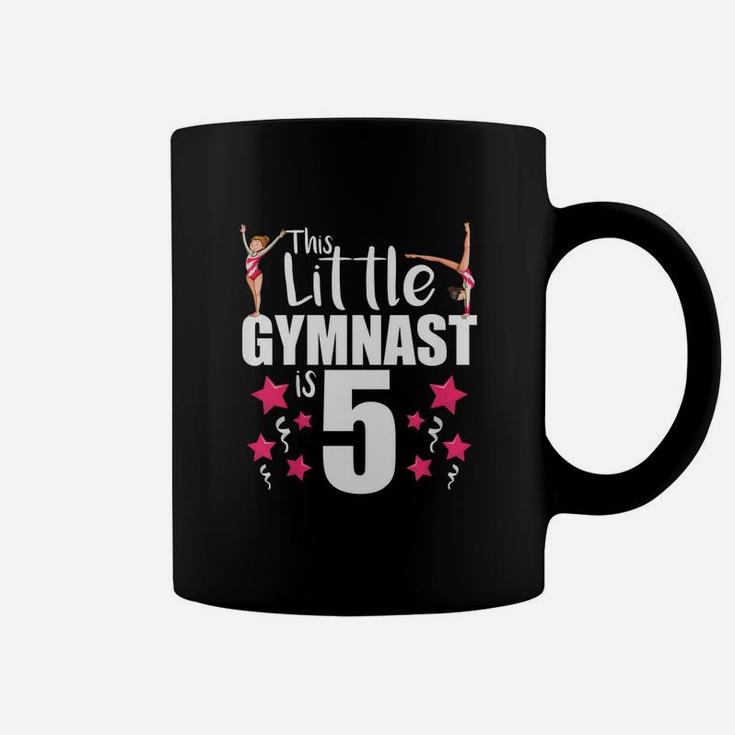 5 Year Old Gymnast Birthday Tumbling Gymnastics 5th Gift  Coffee Mug