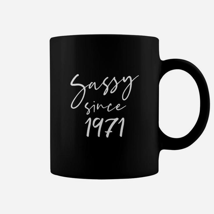 50 Vintage Sassy Since 1971 Classic Awesome Gift Coffee Mug