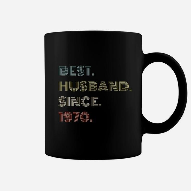 51st Wedding Anniversary Best Husband Since 1970 Coffee Mug