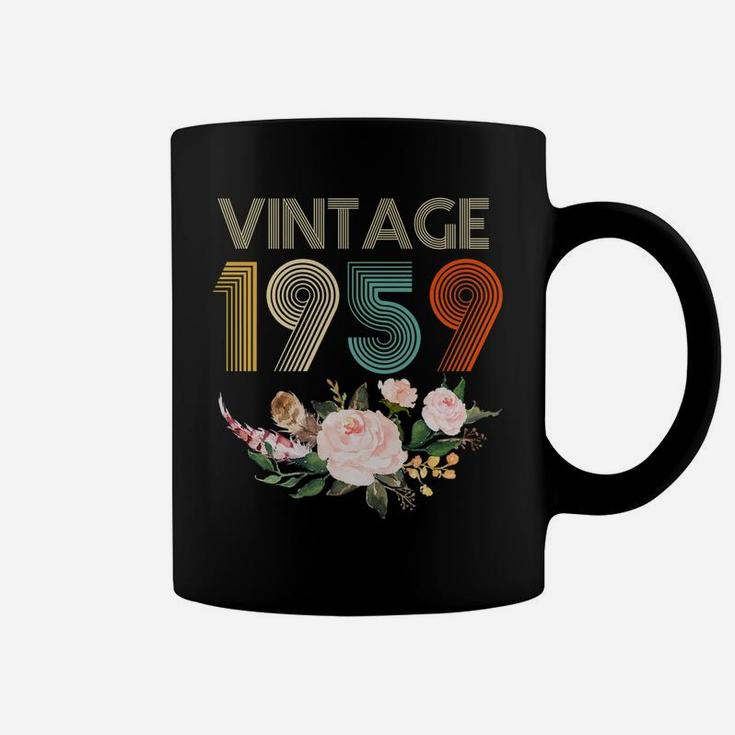 62nd Birthday Gift Idea Vintage 1959 Men Women  Coffee Mug
