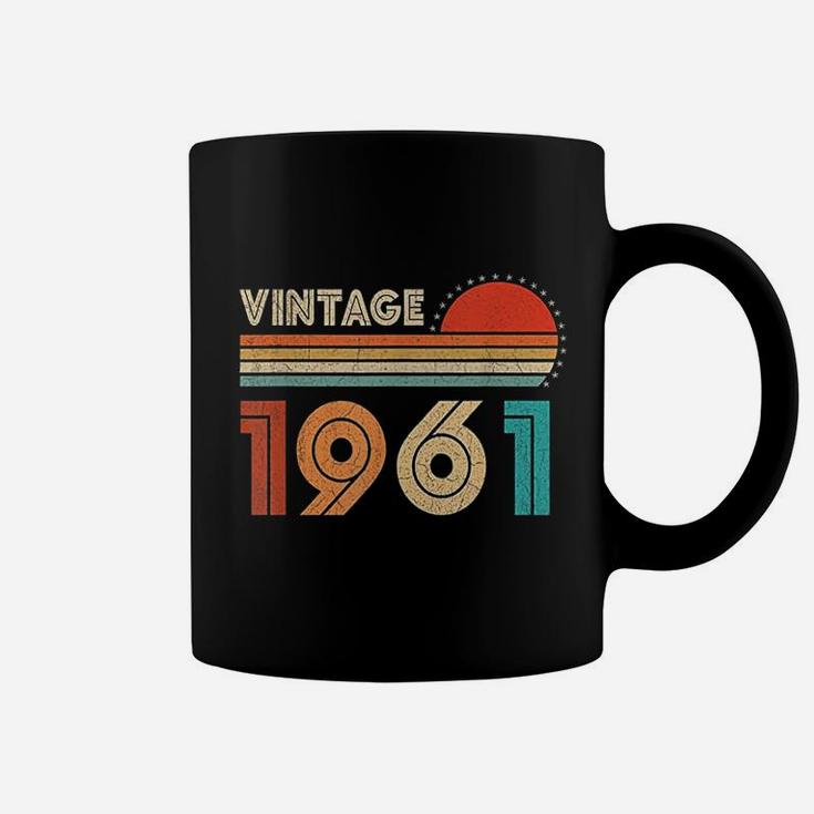 60th Birthday Gift Vintage 1961 Retro Bday  Coffee Mug