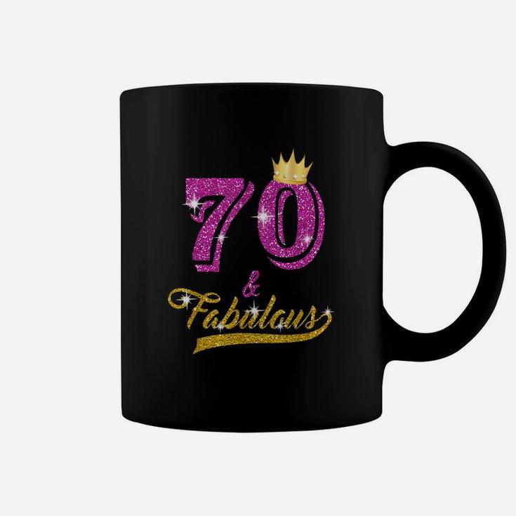 70 And Fabulous 70 Years Old 70th Birthday Gift  Coffee Mug
