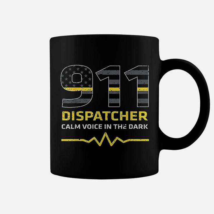 911 Dispatcher Calm Voice In The Dark Emergency Coffee Mug