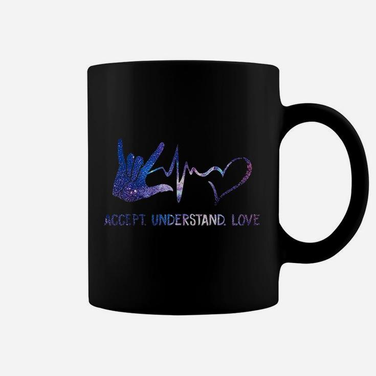 Accept Understand Love Asl I Love You Sign Language Coffee Mug