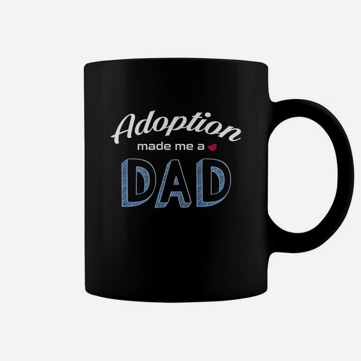 Adoption Made Me A Dad Love _happiness Being A Parents Coffee Mug