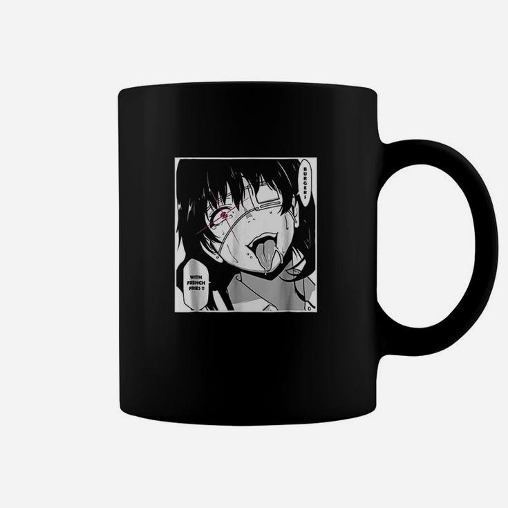 Ahegao Nurse Costume Face Anime Funny Coffee Mug - Seseable