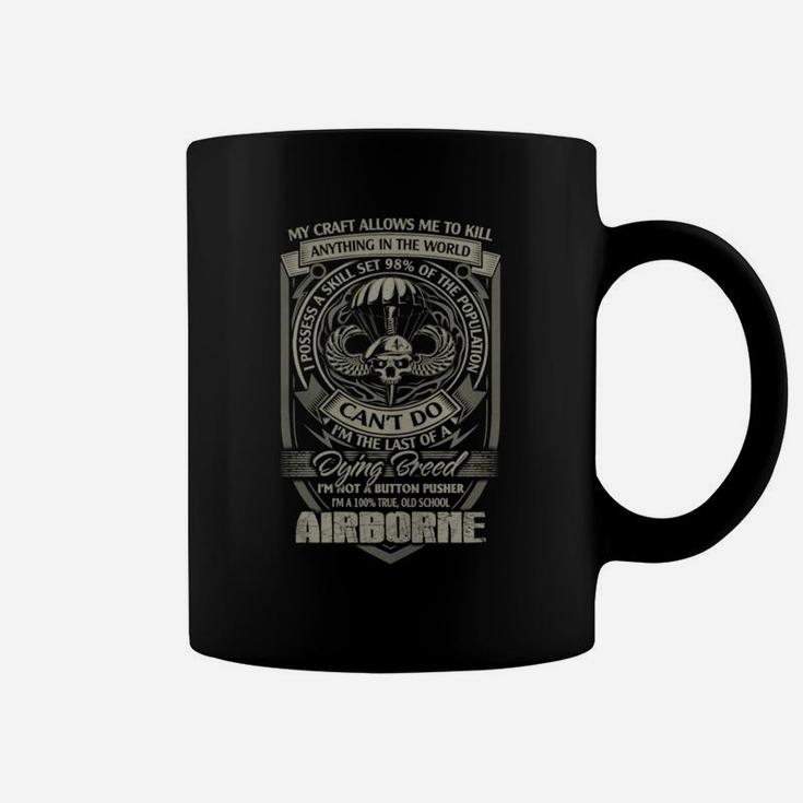 Airborne 82nd Airborne Paratrooper Airborne Para T-shirt Coffee Mug