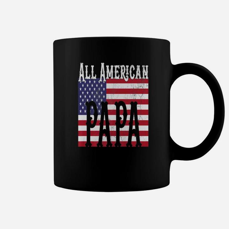 All America Papa Veteran, dad birthday gifts Coffee Mug