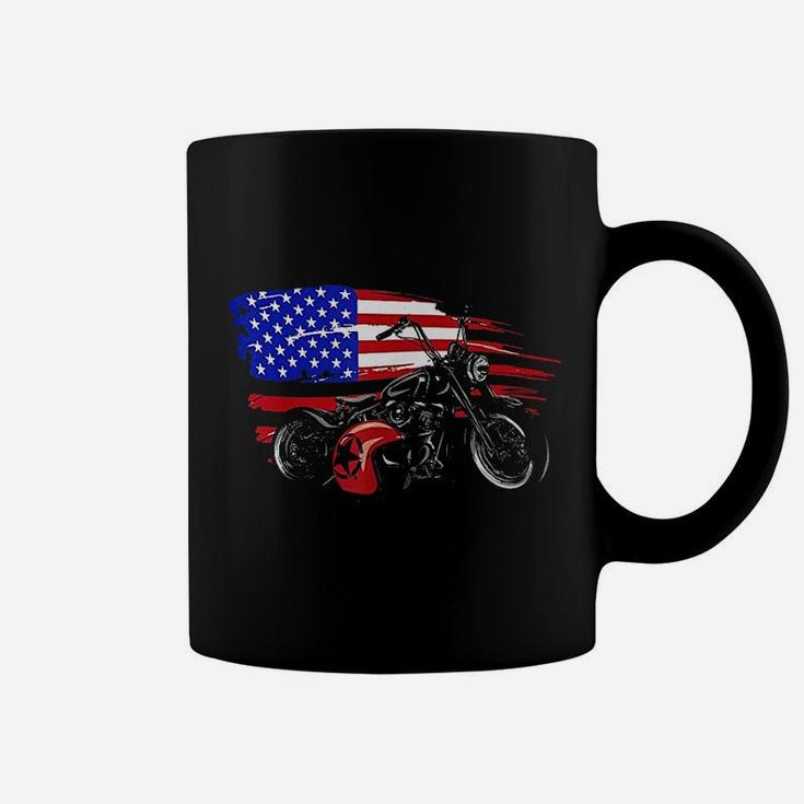 America Vintage Motorcycle Coffee Mug
