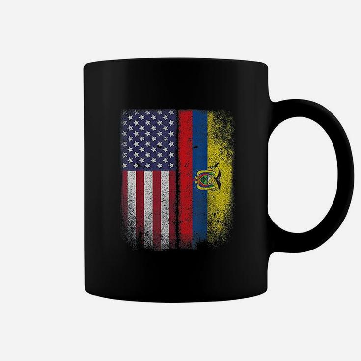 American Ecuadorian Flag T-Shirt Ecuador Pride Heritage
