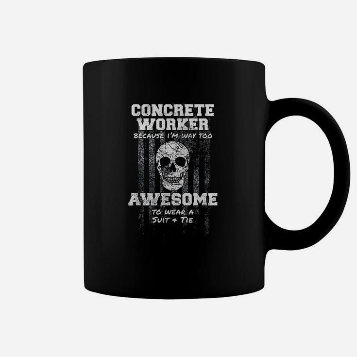 American Funny Concrete Worker Usa Mixer Truck Coffee Mug