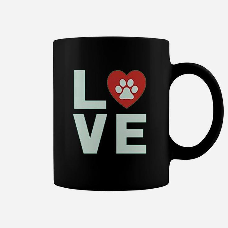Animal Lover Dog Paw Print Love Dogs My Best Friend Coffee Mug