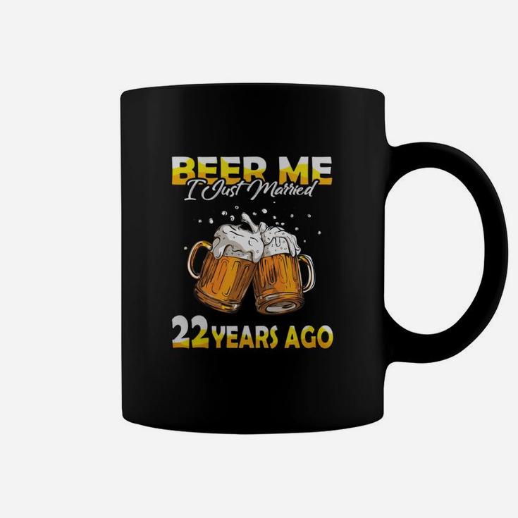 Anniversary Gift I Just Married 22 Years Ago Wedding Celebration Coffee Mug  | Seseable UK