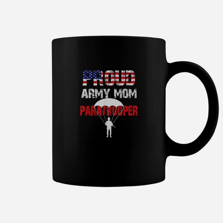 Army Paratrooper Proud Mom Airborne Usa Soldier Coffee Mug
