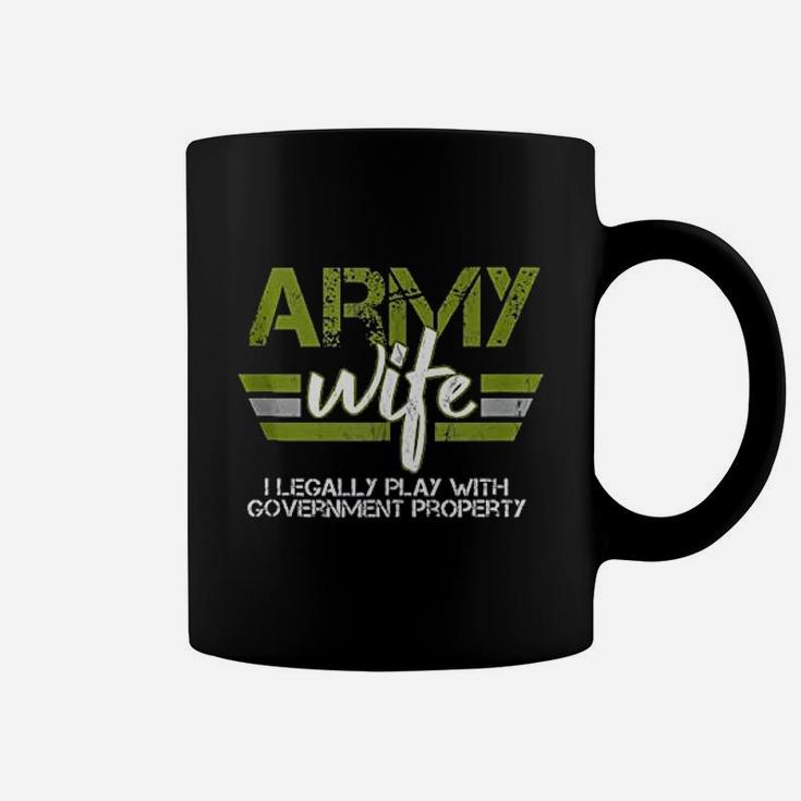 Army Veteran Wife Pink Army Wife Coffee Mug