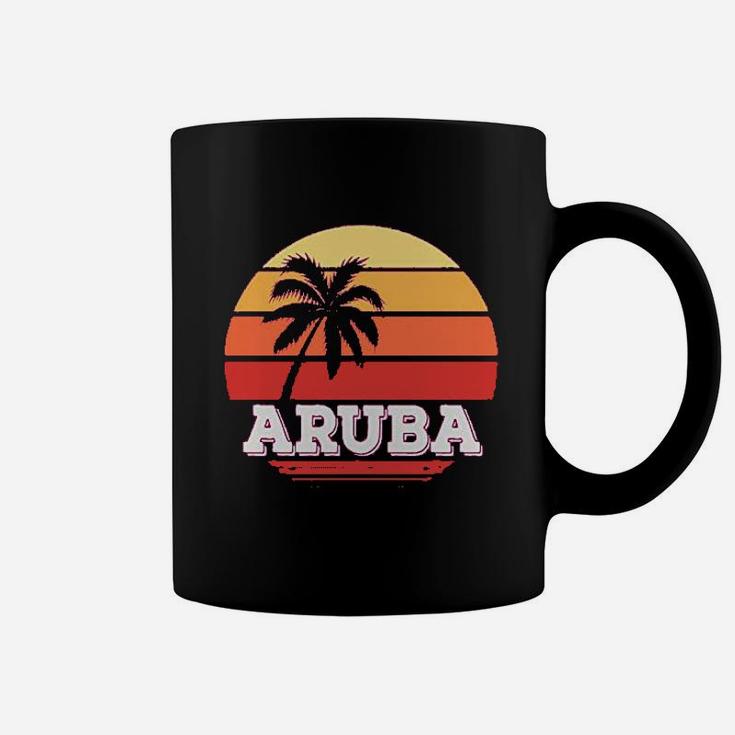 Aruba Vacation Retro Vintage Coffee Mug