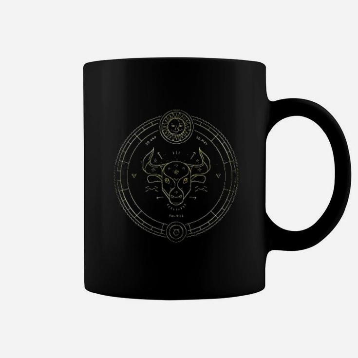 Astrology Sun Moon Circle Zodiac Sign Taurus Coffee Mug