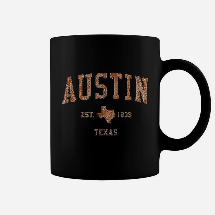 Austin Texas Tx Vintage Athletic Coffee Mug