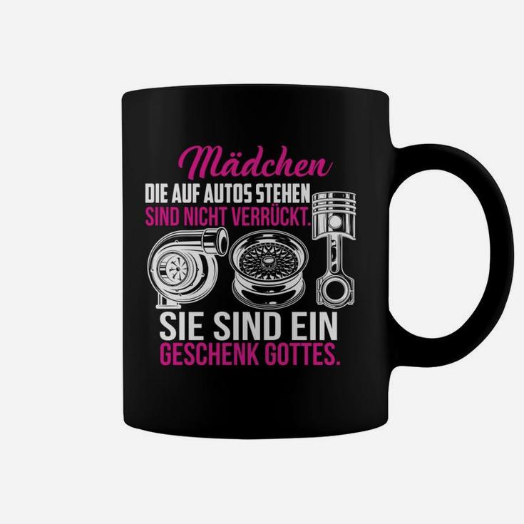 Auto-Enthusiasten Damen Tassen, Spruch für Autofans