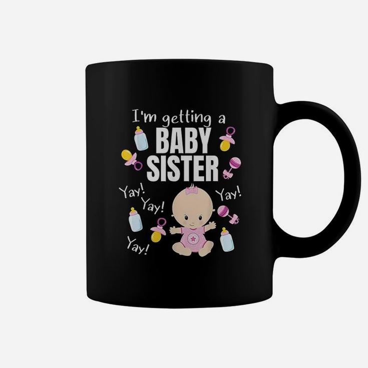 Baby Sister Reveal Im Getting A Baby Sister Cute Baby Coffee Mug