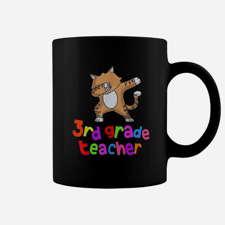 Back To School 3rd Grade Teacher Dabbing Cat Dab Coffee Mug
