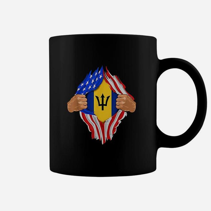 Barbadian Blood Inside Me| Barbados Flag Gift Coffee Mug