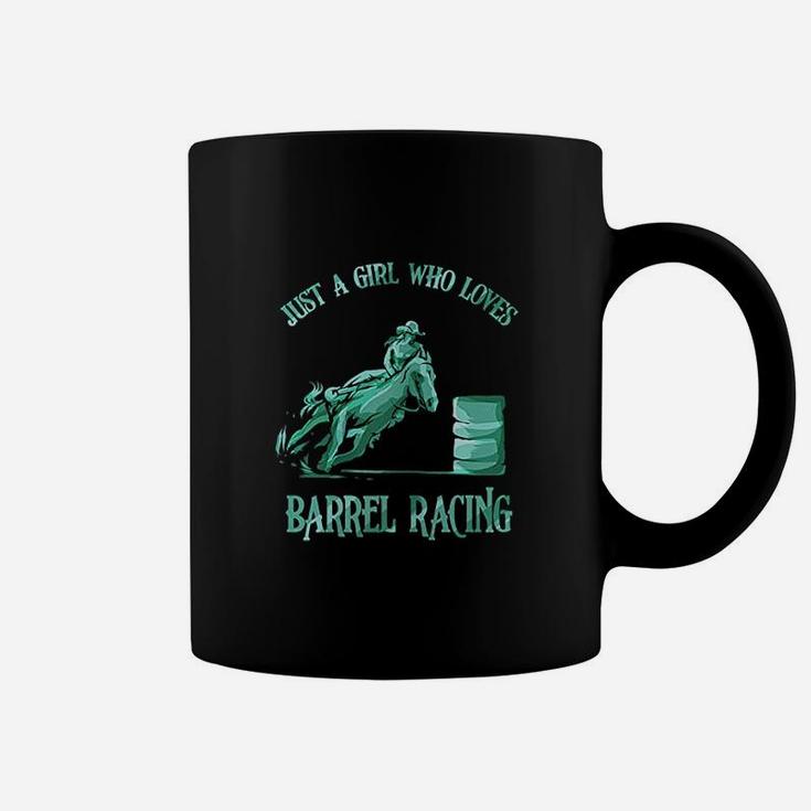 Barrel Racing Girl Love Horse Riding Rodeo Cowgirl Gift Coffee Mug