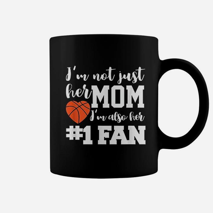 Basketball Mom Number One Fan Basketball Mothers Coffee Mug