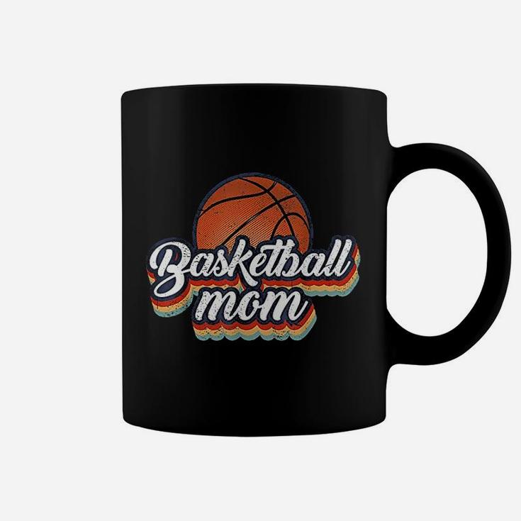 Basketball Mom Vintage 90s Style Basketball Mother Gift Coffee Mug