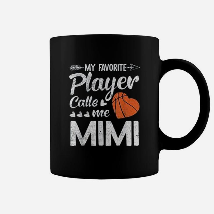Basketball My Favorite Player Calls Me Mimi Coffee Mug