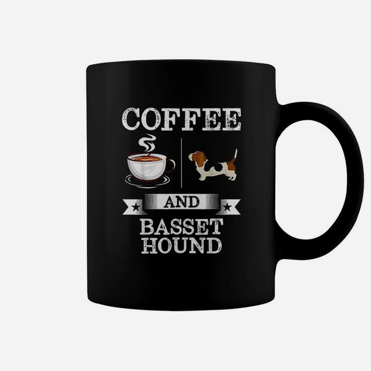 Basset Hound Coffee And Basset Hound Dog Coffee Mug