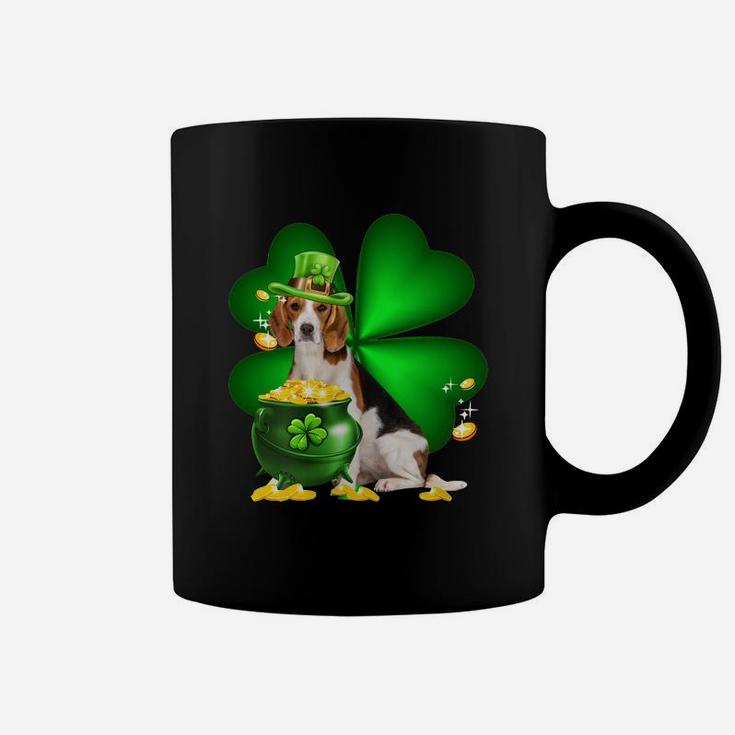 Beagle Shamrock St Patricks Day Irish Great Dog Lovers Coffee Mug