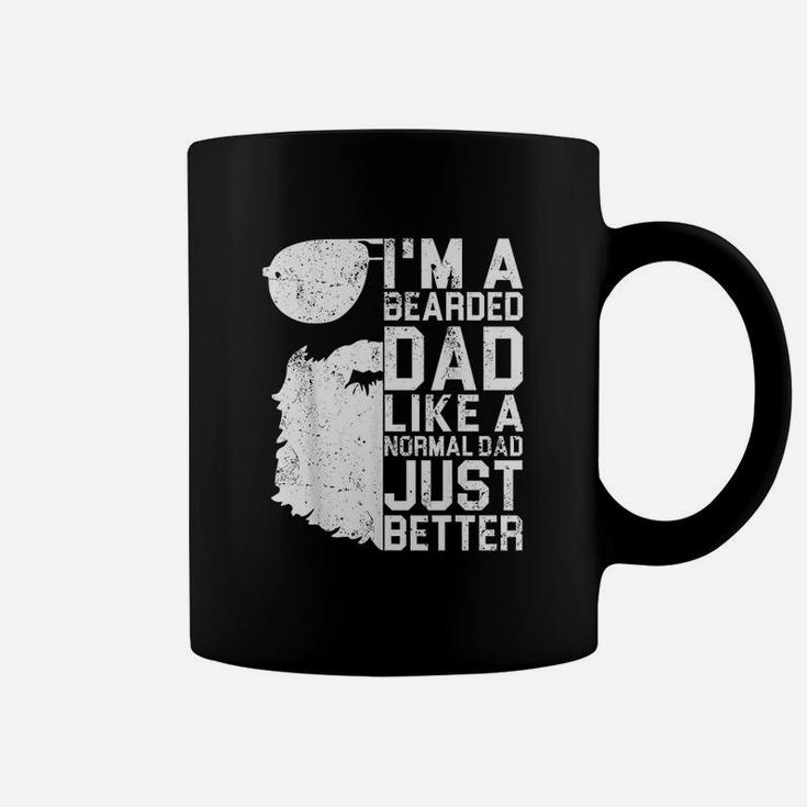 Bearded Dad Funny Beard Humor Fathers Day Gift Idea Coffee Mug